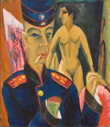 Selbstporträt eines Soldaten, 1915